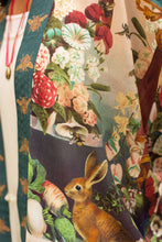 Load image into Gallery viewer, Market of Stars Stay Gold Pixie Duster Cropped Kimono w/ Rabbits and Bees
