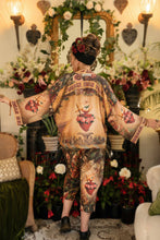 Load image into Gallery viewer, Market of Stars Courage Dear Heart Pixie Duster Crop Kimono w/ Sacred Heart
