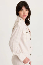 Load image into Gallery viewer, XCVI Baltazar Linen Pleated Jacket
