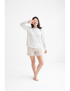 Mus & Bombon Basieco Stripes L T-Shirt