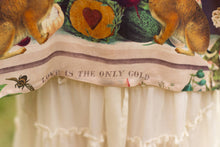 Load image into Gallery viewer, Market of Stars Stay Gold Pixie Duster Cropped Kimono w/ Rabbits and Bees
