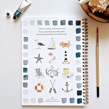 Load image into Gallery viewer, emily lex studio Seaside watercolor workbook
