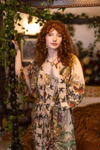 Load image into Gallery viewer, Market of Stars Golden Hour Opera Duster Kimono Robe w/ floral print
