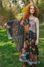 Load image into Gallery viewer, Market of Stars Wild Beauty Bohemian Scarf with Peacock Print

