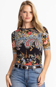 Johnny Was The Janie Favorite Boat Neck Tee