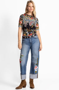 Johnny Was The Janie Favorite Boat Neck Tee