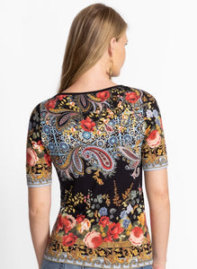 Johnny Was The Janie Favorite Boat Neck Tee