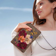 Load image into Gallery viewer, Mary Frances Budding Romance Crossbody Phone Bag
