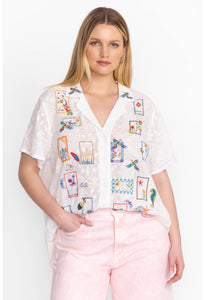 Johnny Was Cooper Button Up Blouse Andreia