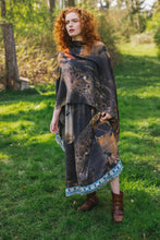 Load image into Gallery viewer, Market of Stars Wild Beauty Bohemian Scarf with Peacock Print
