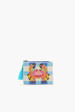 Load image into Gallery viewer, America &amp; Beyond Crab It Beaded Coin Pouch
