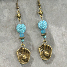 Load image into Gallery viewer, The Primitive Peddler Hey Batter Batter Dangle Drop Earrings
