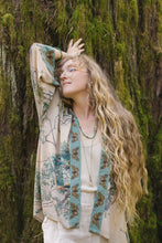 Load image into Gallery viewer, Market of Stars Earth &amp; Sky Pixie Duster Cropped Kimono w/ Trees
