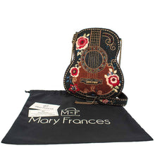Load image into Gallery viewer, Mary Frances Classical Vibe Beaded Guitar Crossbody Handbag
