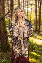 Load image into Gallery viewer, Market of Stars Lionheart Matinée Duster w/ florals &amp; Narnia inspired print
