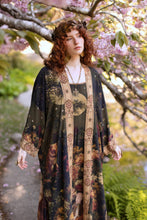 Load image into Gallery viewer, Market of Stars The Messenger Opera Duster Robe w/ Joan of Arc &amp; Florals
