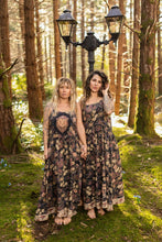 Load image into Gallery viewer, Market of Stars Lionheart Bohéme Slip Dress w/ botanicals &amp; Narnia print

