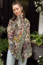 Load image into Gallery viewer, Market of Stars Love Grows Wild Floral Scarf with Bees
