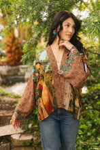 Load image into Gallery viewer, Market of Stars Secret Garden Pixie Duster Cropped Kimono w/ Swan
