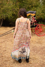 Load image into Gallery viewer, Market of Stars Love Revolution Bohéme Slip Dress w/ Sun, Horse &amp; Florals
