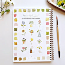 Load image into Gallery viewer, Emily Lex Studio Flowers watercolor workbook
