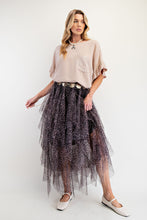 Load image into Gallery viewer, Easel Animal Print Power Mesh Ballerina Skirt
