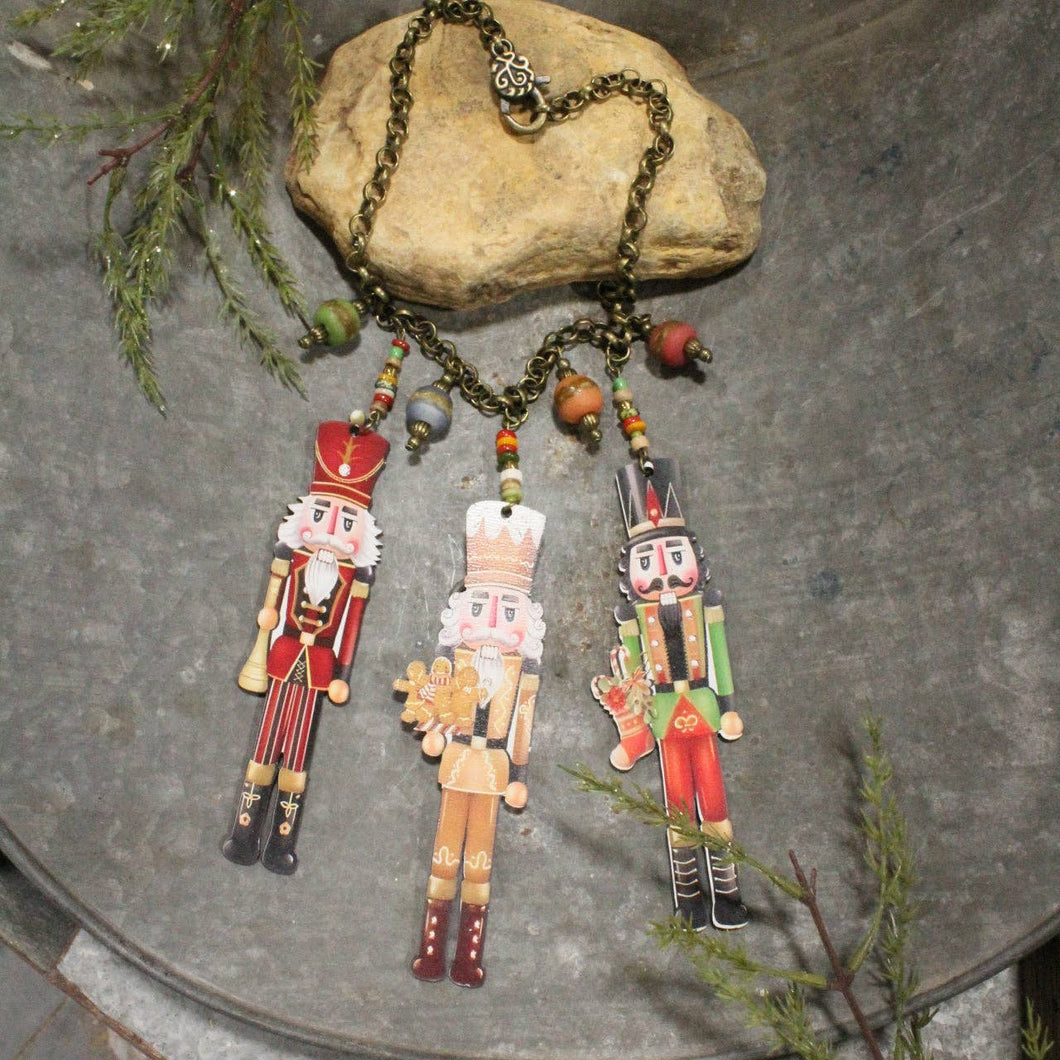 The Primitive Peddler Nutcracker Parade Charm'd Necklace