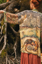 Load image into Gallery viewer, Market of Stars Woodland Wisdom Matinée Duster w/ Florals, Fox &amp; Owl
