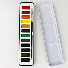 Load image into Gallery viewer, Emily Lex Studio Watercolor paint set with brush
