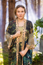 Load image into Gallery viewer, Market of Stars Bella Notte Opera Duster Kimono Robe w/Rabbit &amp; Moon
