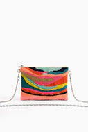 America & Beyond Daphne Emb Clutch