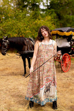 Load image into Gallery viewer, Market of Stars Love Revolution Bohéme Slip Dress w/ Sun, Horse &amp; Florals
