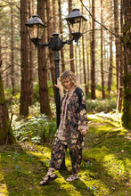 Load image into Gallery viewer, Market of Stars Lionheart Matinée Duster w/ florals &amp; Narnia inspired print
