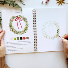 Load image into Gallery viewer, Emily Lex Studio Christmas watercolor workbook
