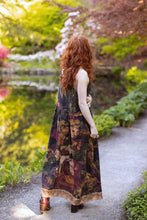 Load image into Gallery viewer, Market of Stars The Messenger Long Maxi Slip Dress w/ Joan of Arc &amp; Florals
