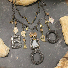 Load image into Gallery viewer, The Primitive Peddler Ghostly BOO Charm'd Necklace
