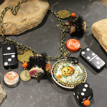 Load image into Gallery viewer, The Primitive Peddler Trick Or Treat Confections Charm'd Necklace
