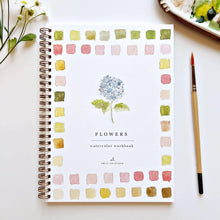 Load image into Gallery viewer, Emily Lex Studio Flowers watercolor workbook
