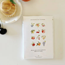 Load image into Gallery viewer, Emily Lex Studio Fruit cotton flour sack tea towel
