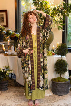 Load image into Gallery viewer, Market of Stars Fleur De Lune Opera Duster Kimono Robe w/ Florals &amp; Bees
