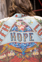 Load image into Gallery viewer, Market of Stars Love Language Opera Duster Kimono Robe w/ Faith, Hope
