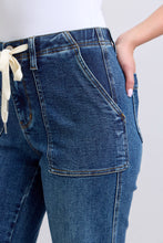 Load image into Gallery viewer, Judy Blue Jeans HW Drawstring Wide

