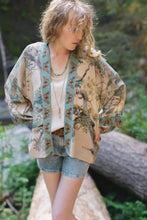 Load image into Gallery viewer, Market of Stars Earth &amp; Sky Pixie Duster Cropped Kimono w/ Trees

