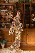 Load image into Gallery viewer, Market of Stars Golden Hour Linen Cropped Artist Pant w/ Floral Print
