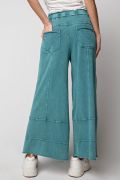 Easel Mineral Washed Terry Knit Pant