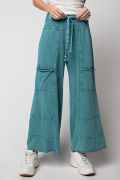 Easel Mineral Washed Terry Knit Pant