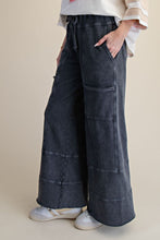 Load image into Gallery viewer, Easel Mineral Washed Terry Knit Pants
