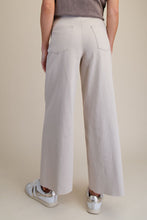 Load image into Gallery viewer, Easel Soft Stretch High Waisted Twill Pants Ecru
