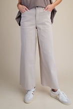 Load image into Gallery viewer, Easel Soft Stretch High Waisted Twill Pants Ecru
