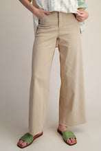 Load image into Gallery viewer, Easel Soft Stretch High Waisted Twill Pants Khaki
